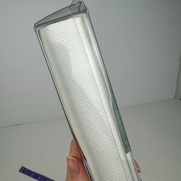 Charles Craft Creative World DMC White Aida 14 Count Cross Stitch Cloth 20x24in - Picture 12 of 16